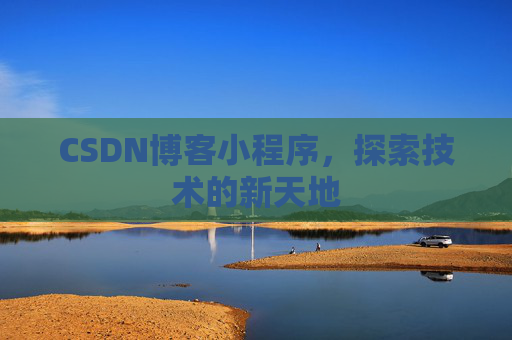 CSDN博客小程序，探索技术的新天地